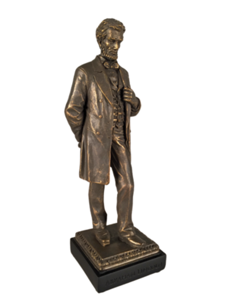 Abraham Linclon Standing Sculpture Bronze Artwork High End Statue